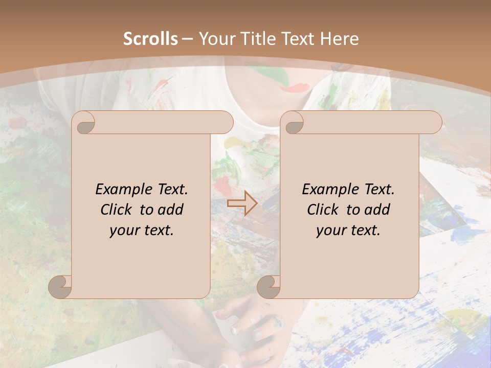 Creative Kid Paint PowerPoint Template