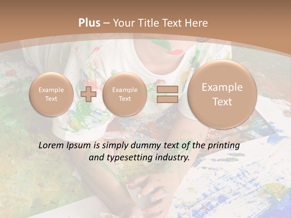Creative Kid Paint PowerPoint Template