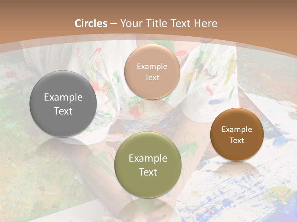 Creative Kid Paint PowerPoint Template