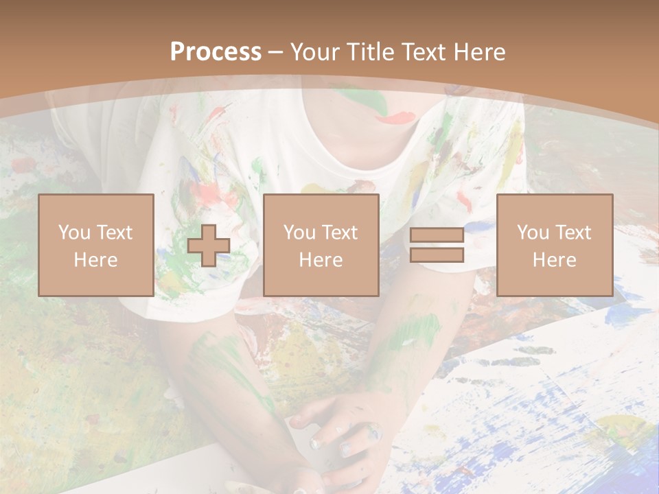Creative Kid Paint PowerPoint Template