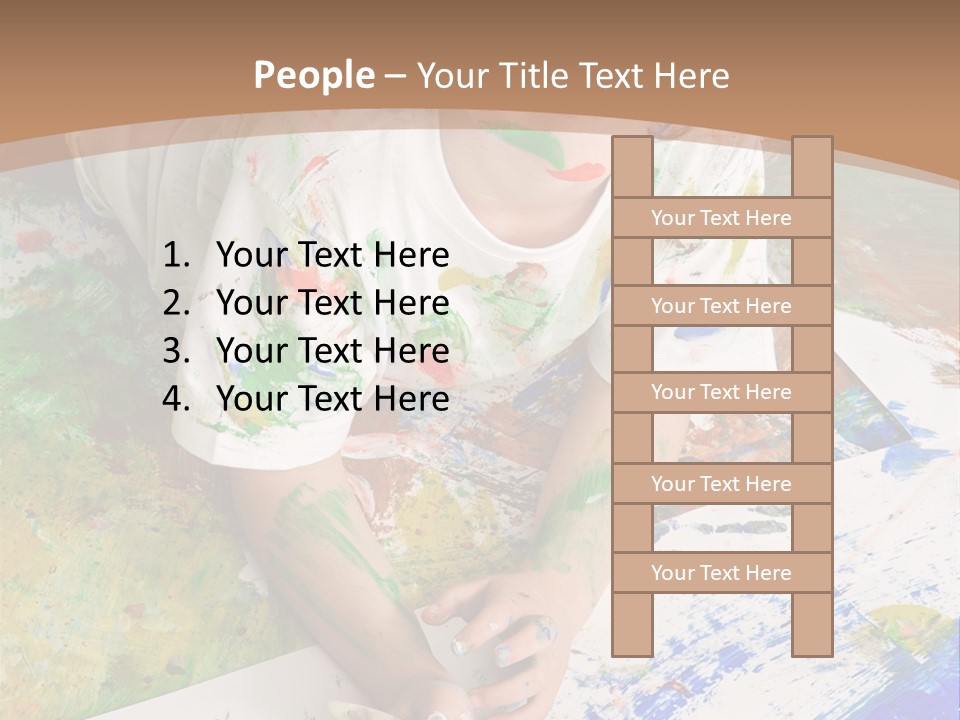 Creative Kid Paint PowerPoint Template