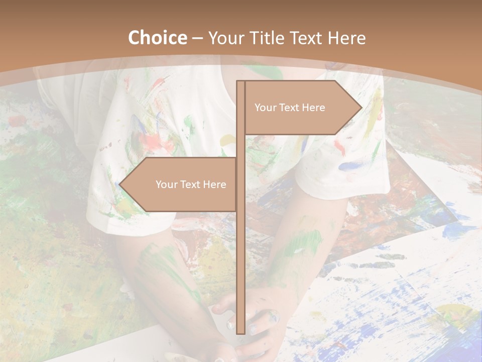 Creative Kid Paint PowerPoint Template