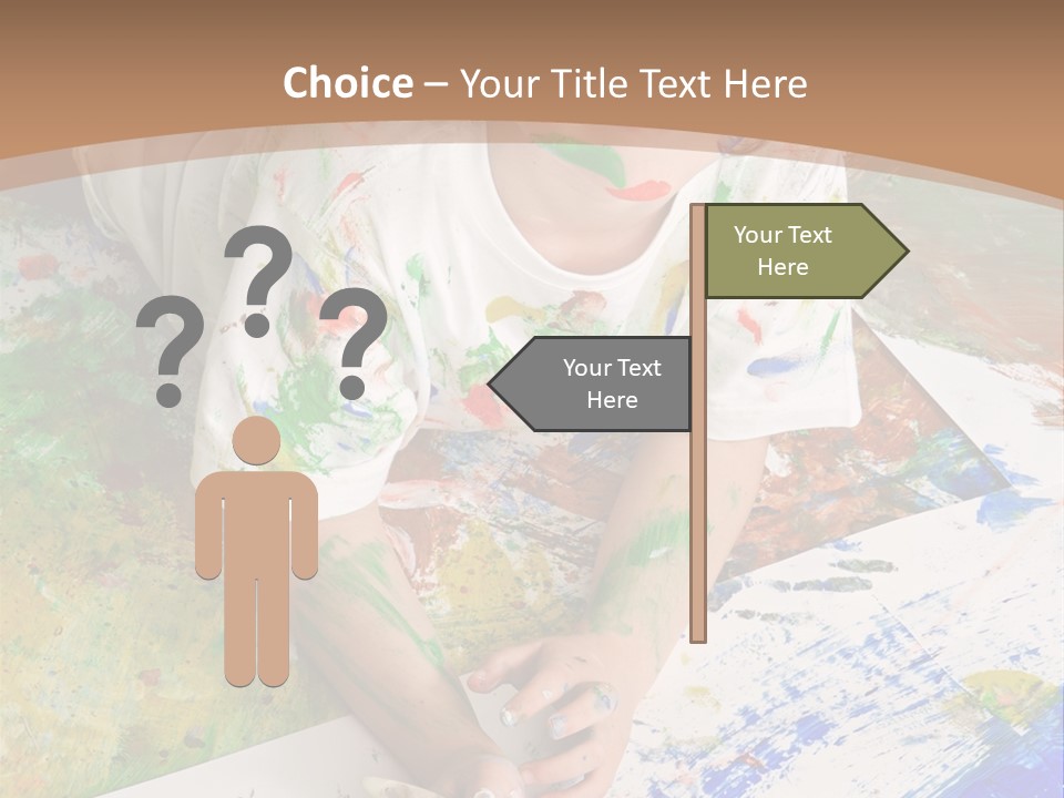Creative Kid Paint PowerPoint Template