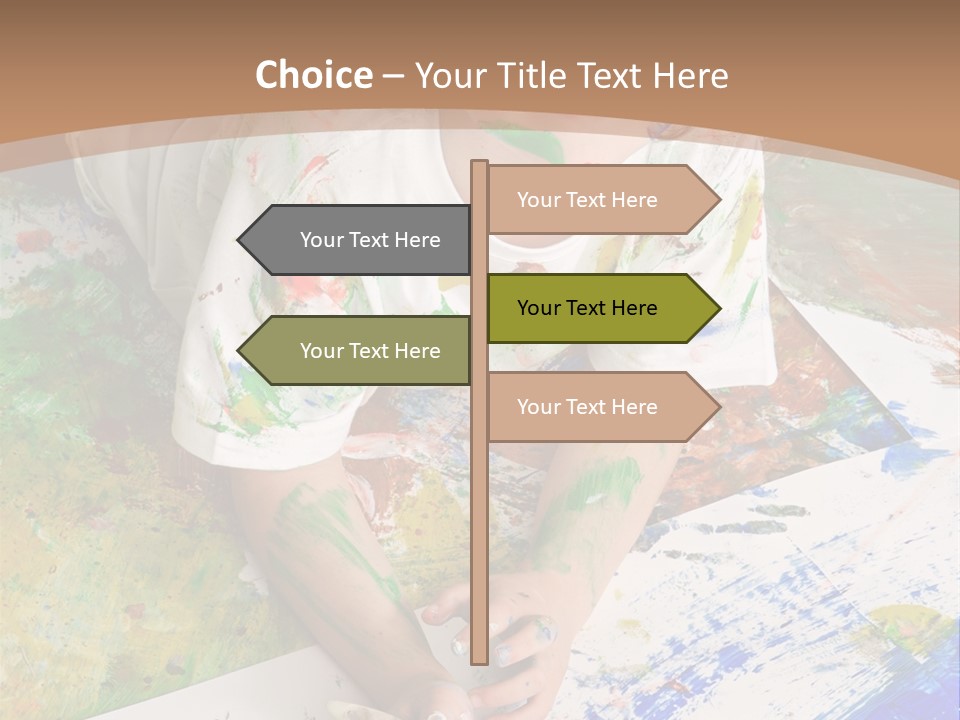 Creative Kid Paint PowerPoint Template