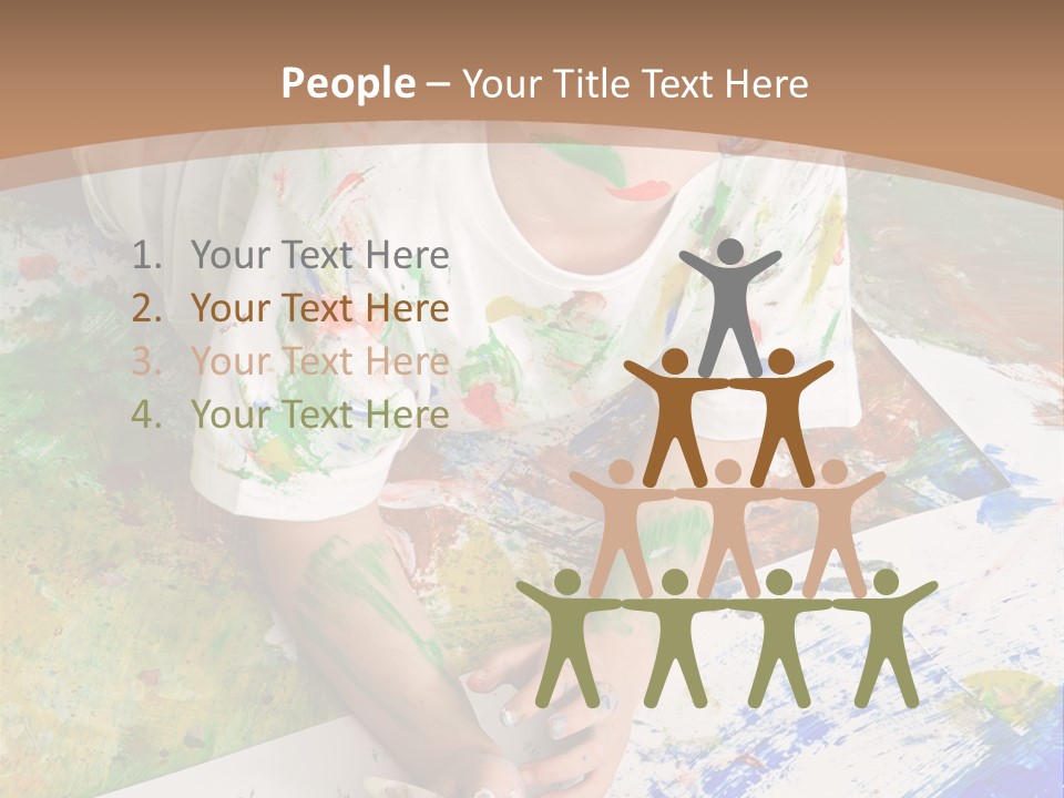 Creative Kid Paint PowerPoint Template