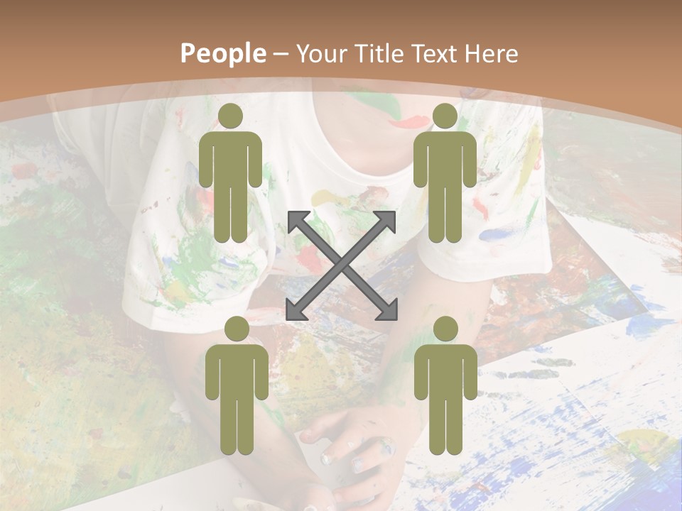 Creative Kid Paint PowerPoint Template