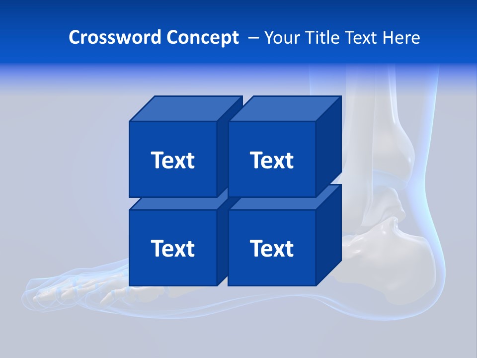 Pain Chondral Ankle PowerPoint Template