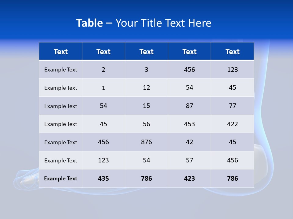Pain Chondral Ankle PowerPoint Template