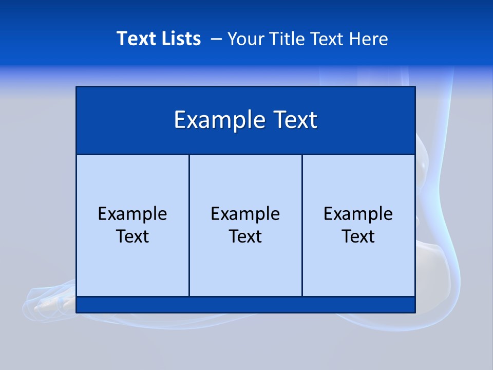 Pain Chondral Ankle PowerPoint Template