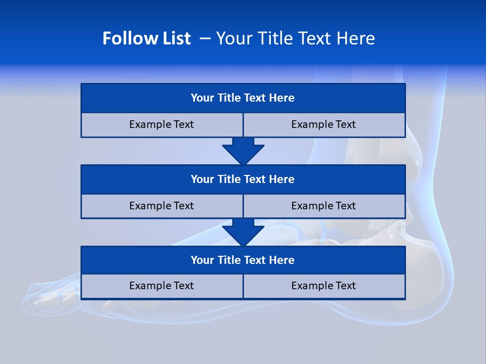 Pain Chondral Ankle PowerPoint Template