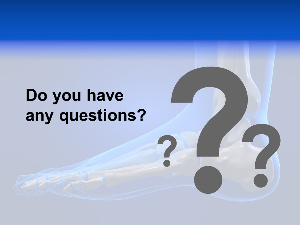 Pain Chondral Ankle PowerPoint Template