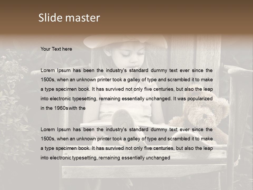 Alone Single Stair PowerPoint Template