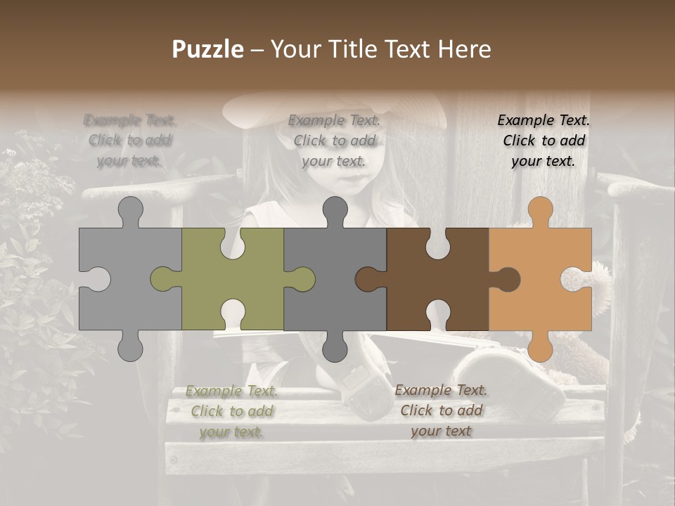 Alone Single Stair PowerPoint Template