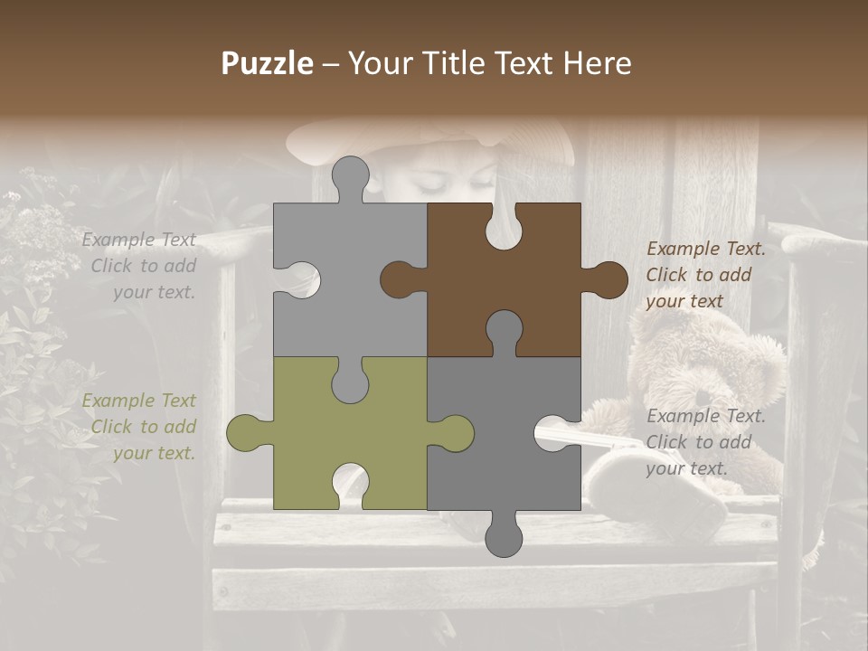Alone Single Stair PowerPoint Template
