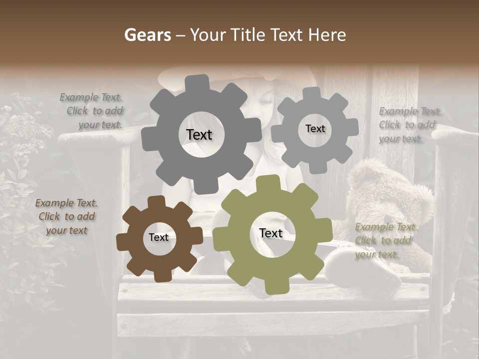 Alone Single Stair PowerPoint Template