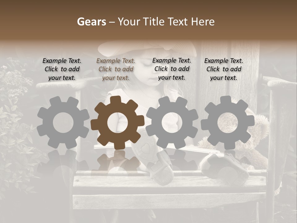 Alone Single Stair PowerPoint Template