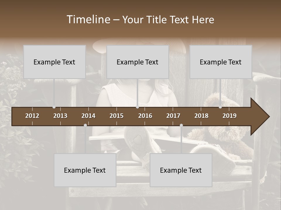 Alone Single Stair PowerPoint Template
