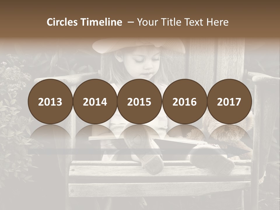 Alone Single Stair PowerPoint Template