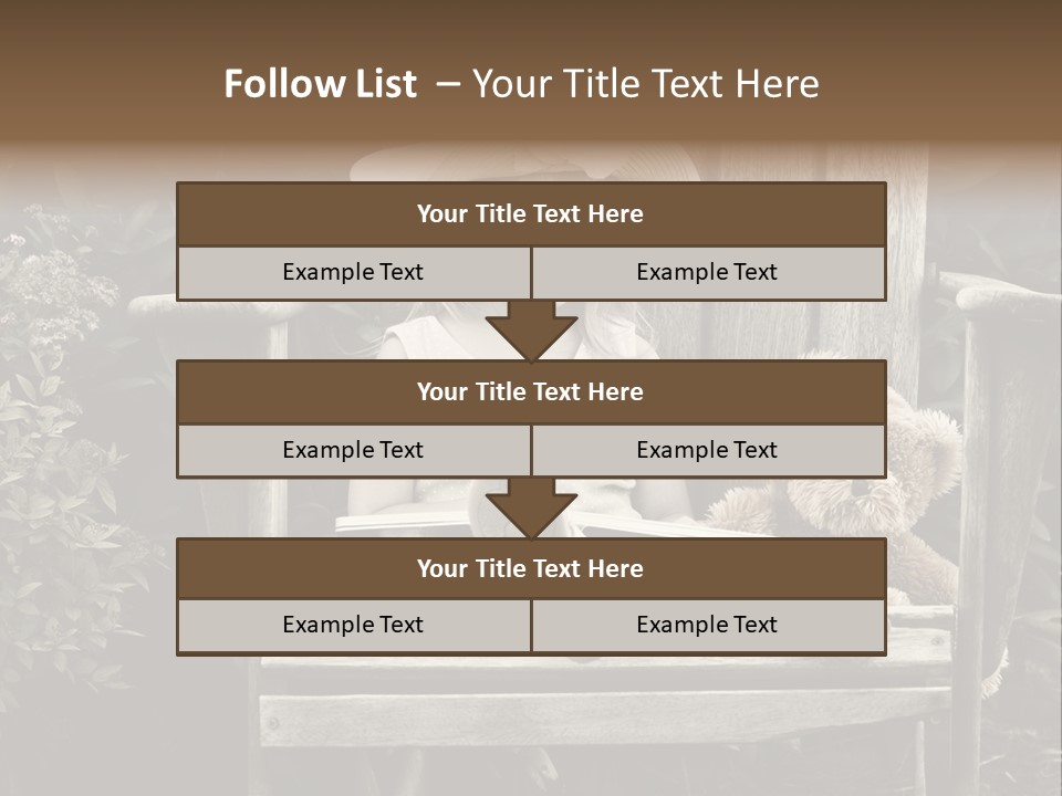 Alone Single Stair PowerPoint Template
