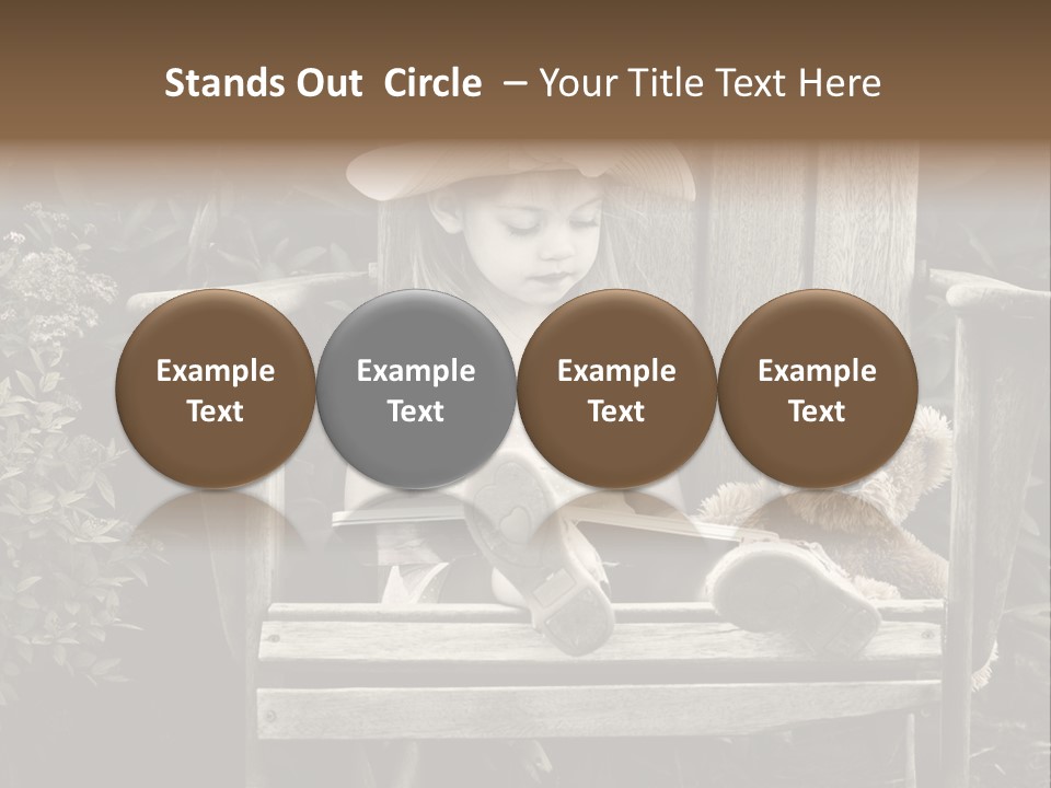 Alone Single Stair PowerPoint Template