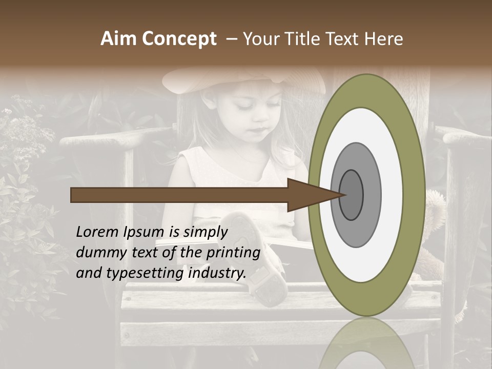 Alone Single Stair PowerPoint Template