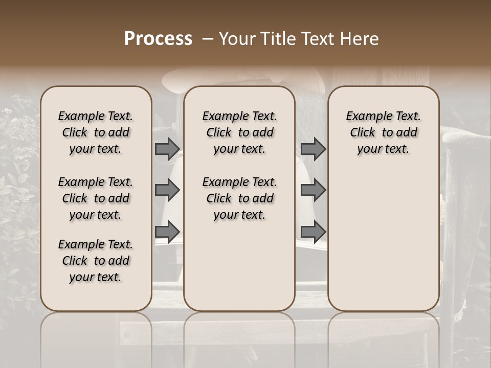 Alone Single Stair PowerPoint Template