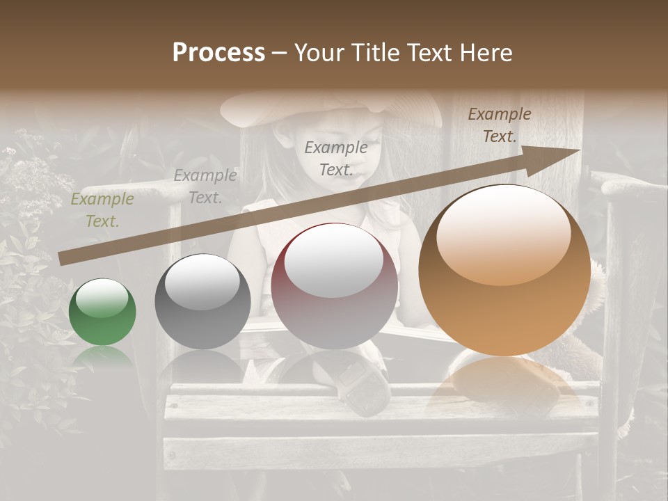 Alone Single Stair PowerPoint Template