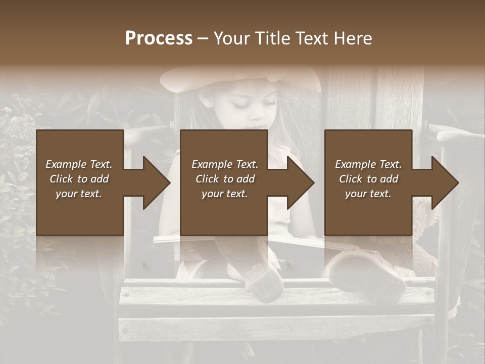 Alone Single Stair PowerPoint Template