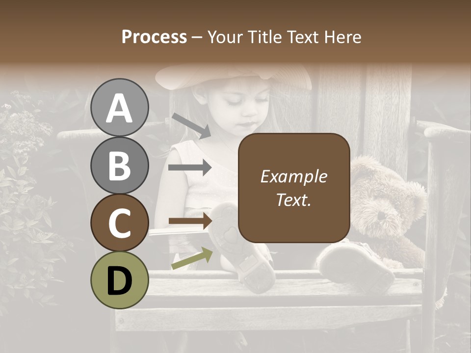 Alone Single Stair PowerPoint Template