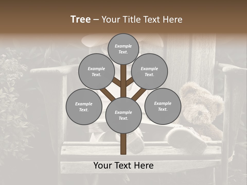 Alone Single Stair PowerPoint Template
