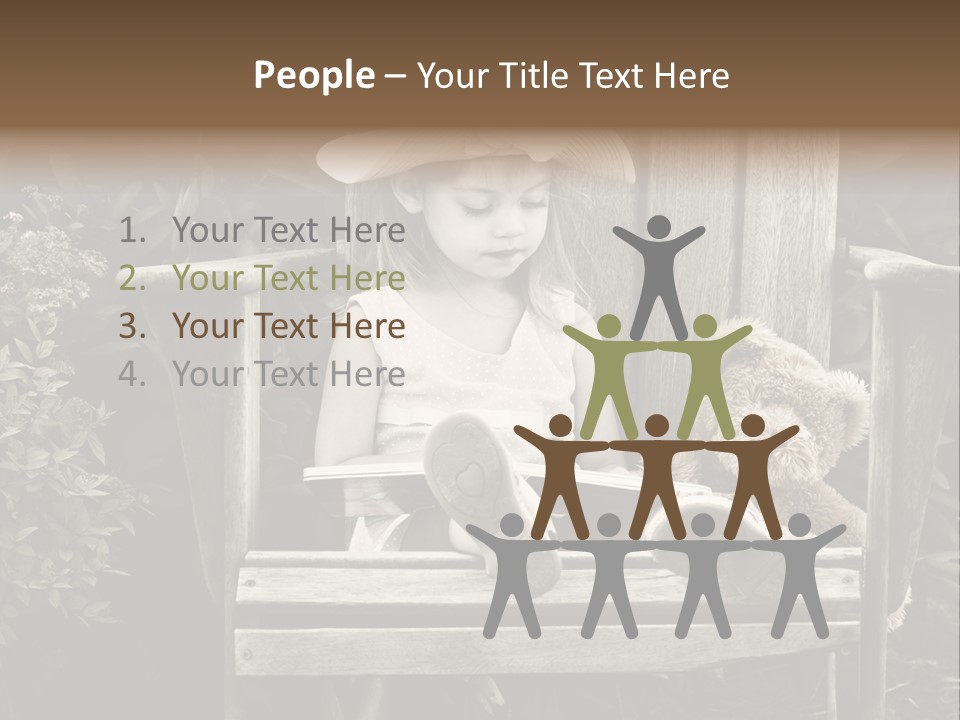 Alone Single Stair PowerPoint Template