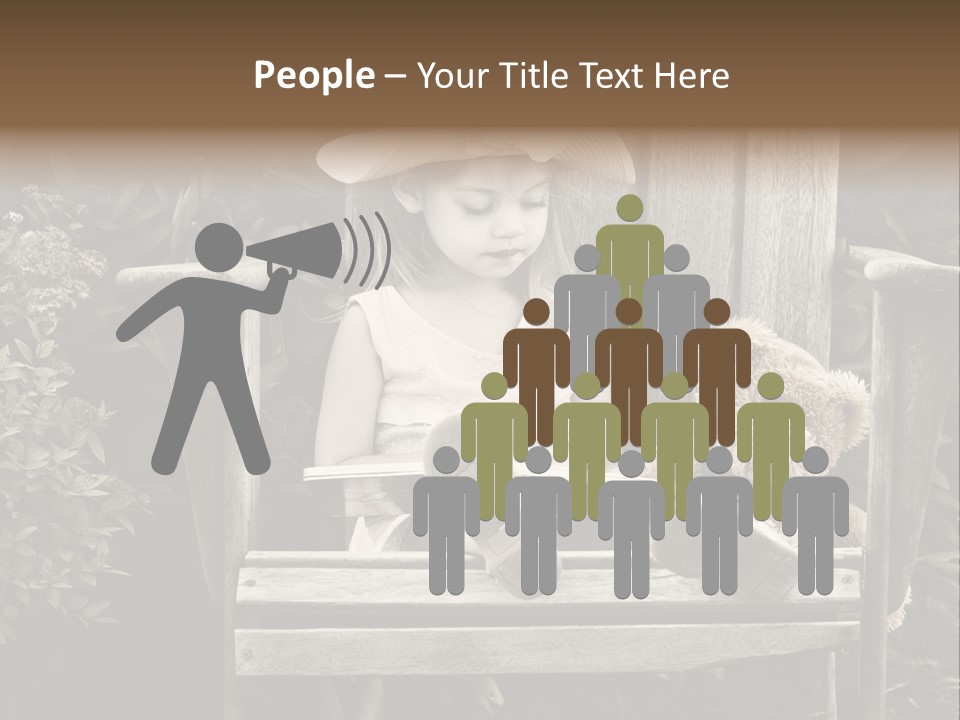 Alone Single Stair PowerPoint Template