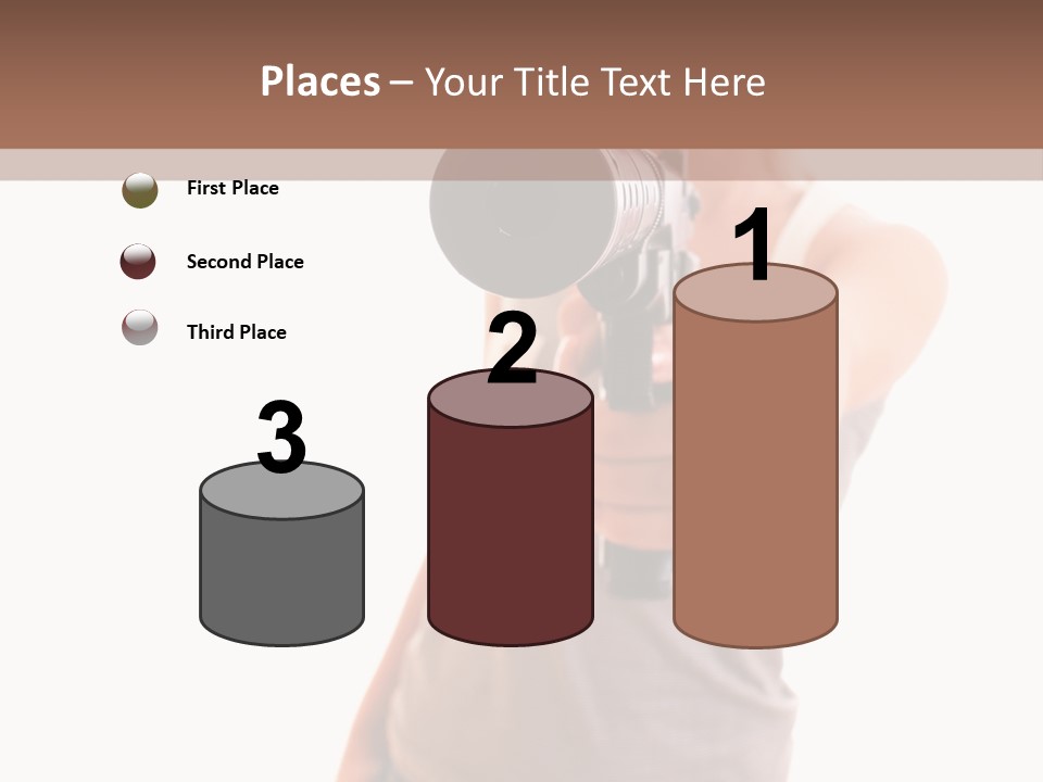 Caucasian Young Female PowerPoint Template