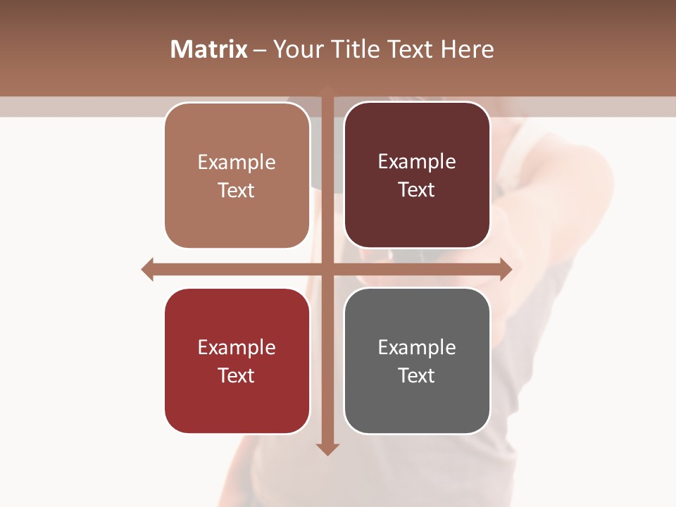 Caucasian Young Female PowerPoint Template