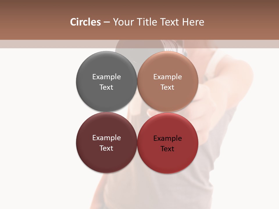 Caucasian Young Female PowerPoint Template