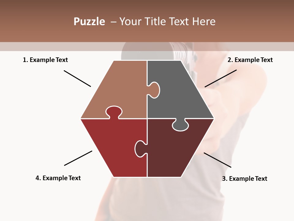 Caucasian Young Female PowerPoint Template