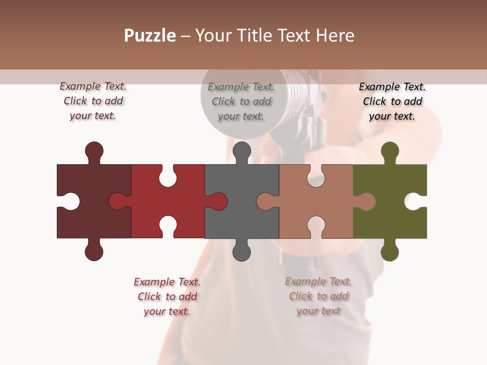 Caucasian Young Female PowerPoint Template