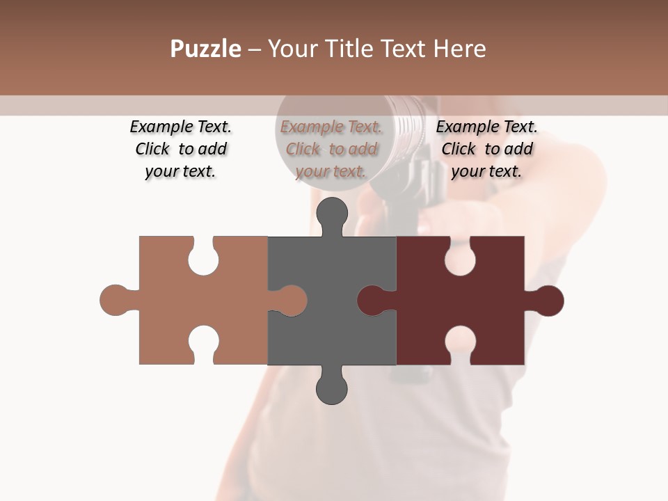 Caucasian Young Female PowerPoint Template