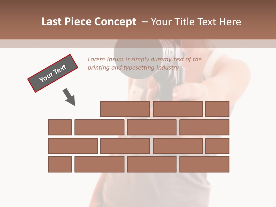 Caucasian Young Female PowerPoint Template