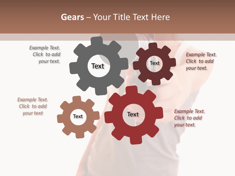 Caucasian Young Female PowerPoint Template