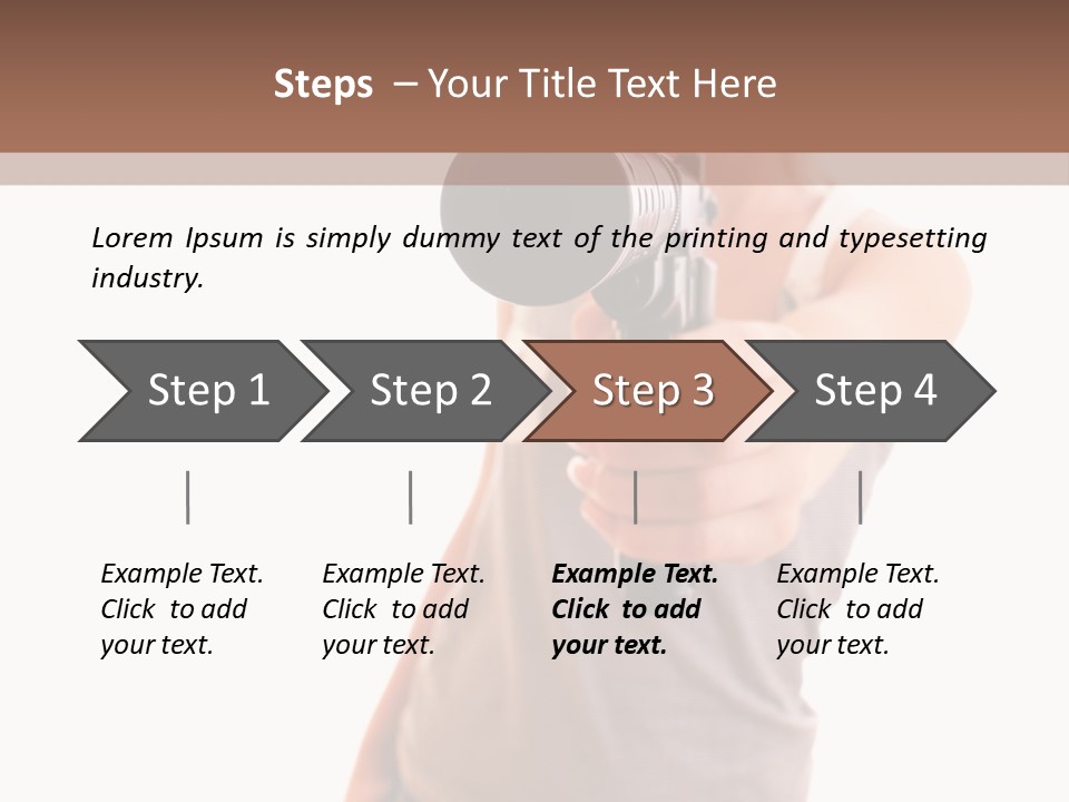 Caucasian Young Female PowerPoint Template