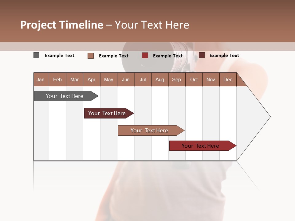 Caucasian Young Female PowerPoint Template