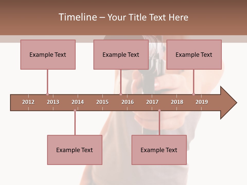 Caucasian Young Female PowerPoint Template