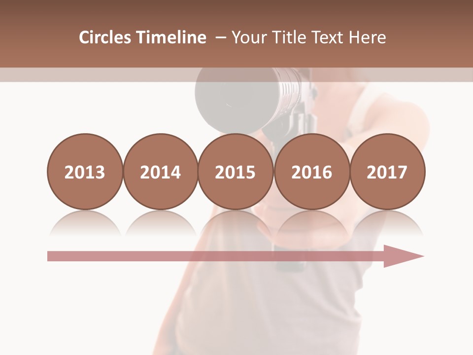 Caucasian Young Female PowerPoint Template