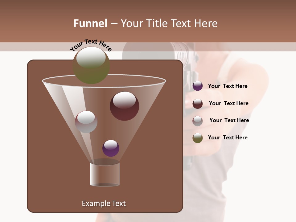 Caucasian Young Female PowerPoint Template