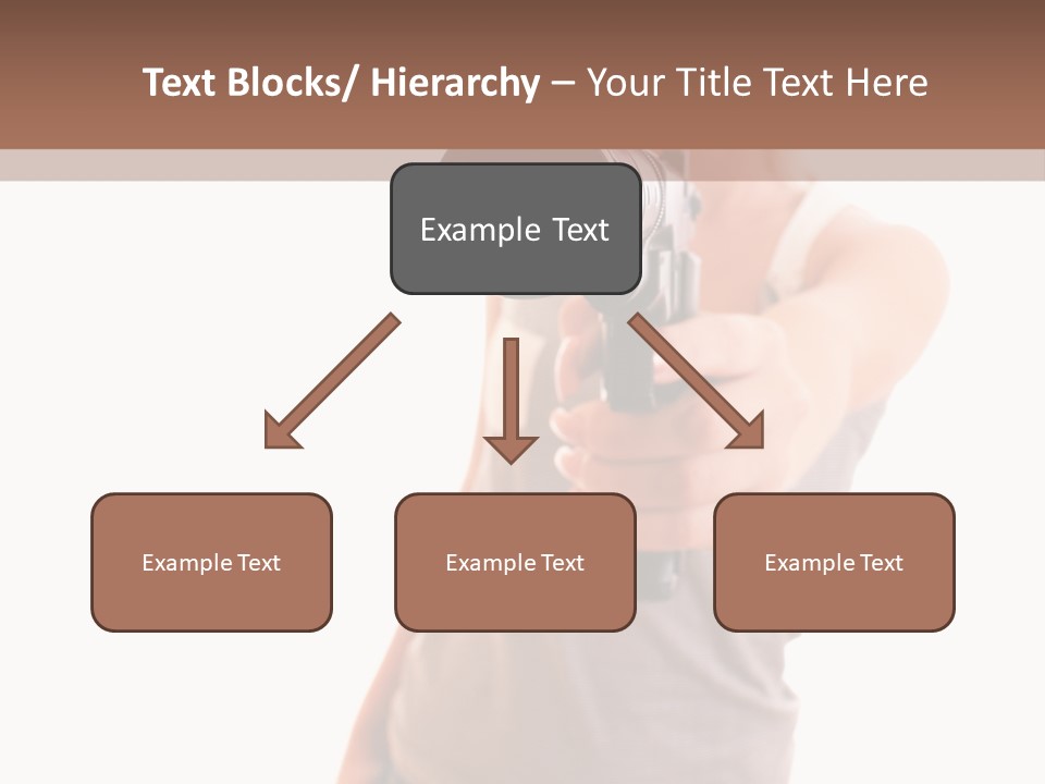Caucasian Young Female PowerPoint Template