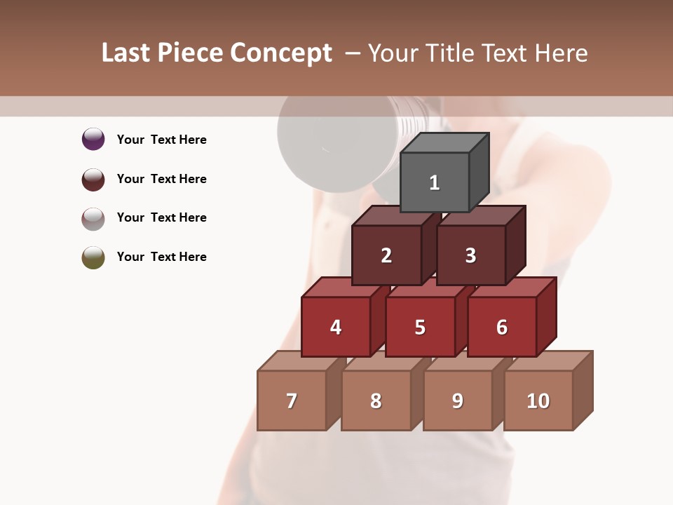 Caucasian Young Female PowerPoint Template