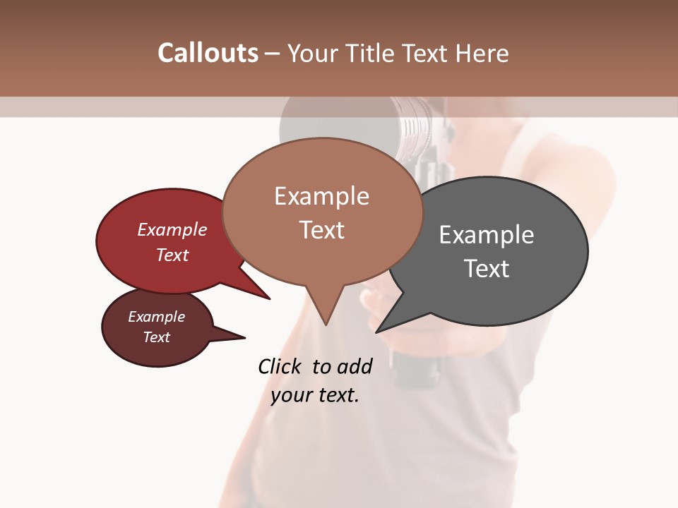 Caucasian Young Female PowerPoint Template