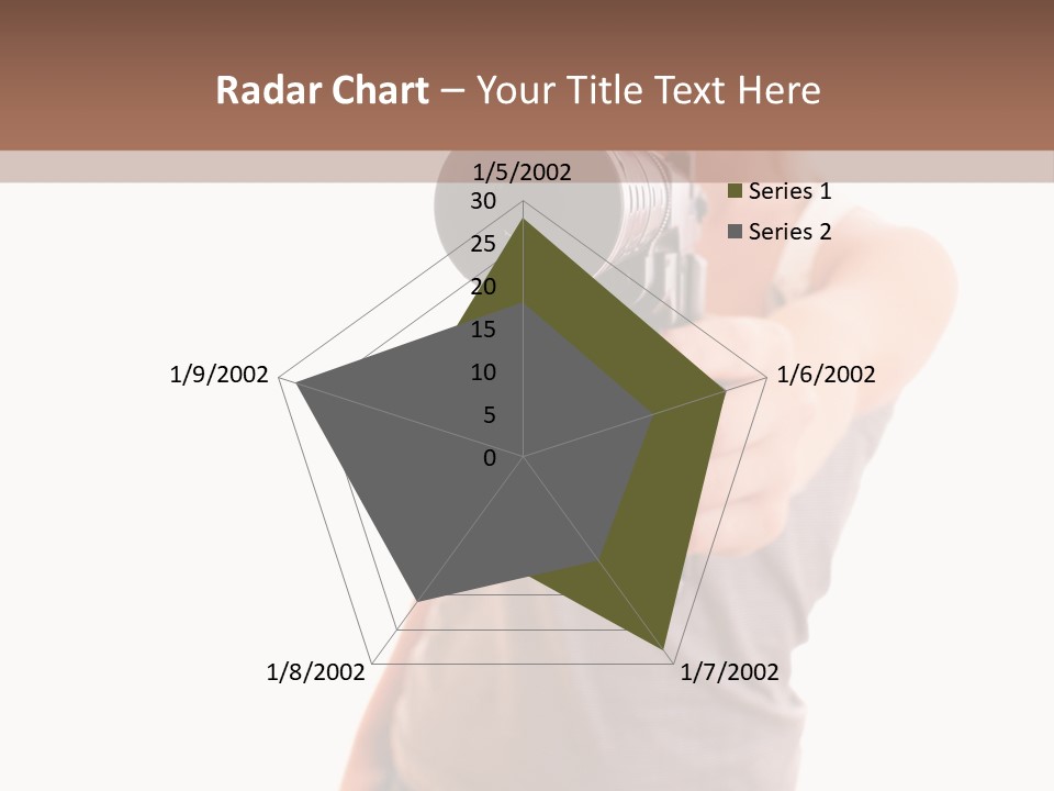 Caucasian Young Female PowerPoint Template
