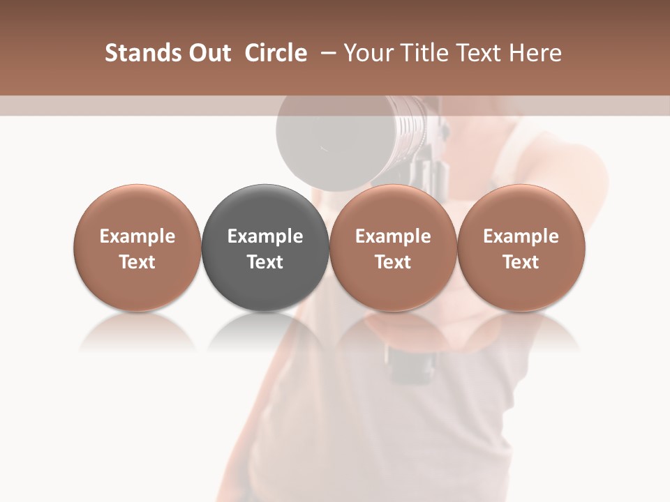 Caucasian Young Female PowerPoint Template